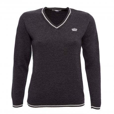 Grey jumper with NA crown logo SEC.BOY