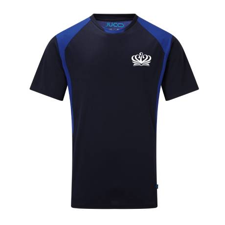 royal blue shirt