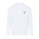 ISB white long sleeved poloshirt